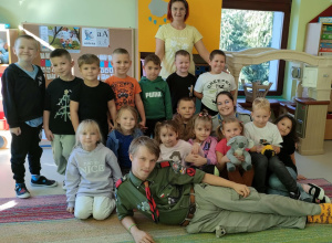 "Zbiórka zuchów" w grupach najstarszych.