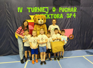 Udział w IV Międzyprzedszkolnym Turnieju o Puchar Dyrektora SP4 w Ozorkowie.