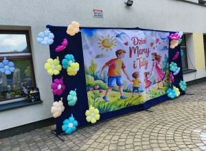 Piknik Rodzinny z okazji Dnia Mamy, Taty i Dziecka w ogrodzie przedszkolnym.