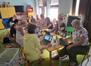 Szkolenie kadry pedagogicznej realizowane w ramach projektu "Horyzonty Cyfrowych Kompetencji".
