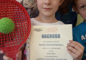 Nadia Zdziarska - najlepsza aktorka