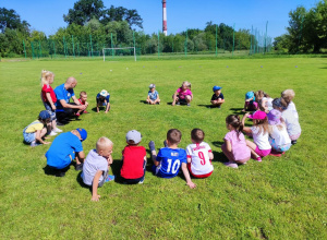 Spotkanie "Skrzatów" z trenerem piłki nożnej