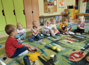 Pierwszy dzień jesieni w naszym przedszkolu.