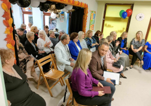 Zaproszeni Goście, którzy przybyli na Uroczystość Jubileuszu 70-lecia Przedszkola Miejskiego nr 1 w Ozorkowie.