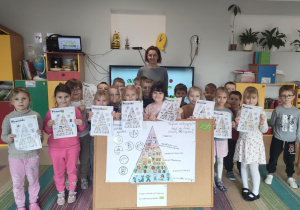 Zakończenie zajęć w oparciu o Ogólnopolski Program Edukacyjny - "Skąd się biorą produkty ekologiczne?" w grupie "Pszczółek".