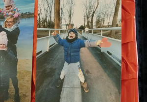 Fotowalentynka Szymona Sowińskiego(grupa "Pszczółki"), za którą chłopiec zdobył III miejsce!