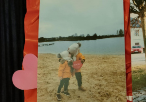 Fotowalentynka Antoniego Olejniczaka(grupa "Pszczółki"), za którą chłopiec zdobył I miejsce!