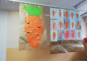 Wystawa prac plastycznych dzieci z grup: "Wiewiórki" i "Skrzaty"