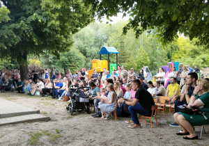 Rodzice naszych milusińskich podczas Pikniku Rodzinnego.