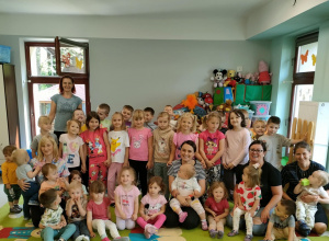 Wspólne zajęcia "Pszczółek" i "Niedźwiadków".
