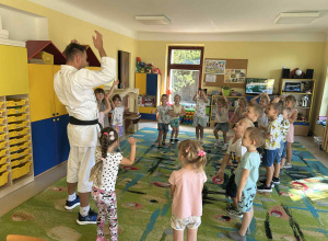 Zajęcia pokazowe Karate dla dwóch, najstarszych grup.