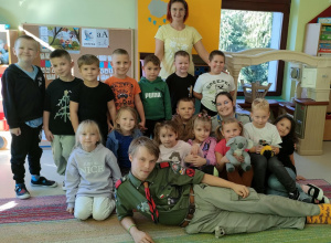 "Zbiórka zuchów" w grupach najstarszych.