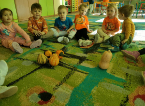 Dzień Dyni - zabawy z grupach.