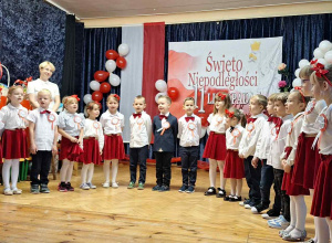 Udział "Motylków" w Przeglądzie Artystycznym "Przedszkolaki dla Niepodległej".