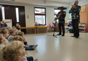 Powitanie p. Rafała w roli Meksykanina.