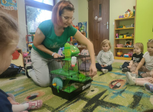 "Zwierzęta domowe" - spotkanie z chomikiem.