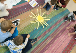 Tworzymy pszczółkowe "Słońce Życzliwości".