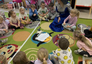 Zabawy andrzejkowe w grupie "Żabki".