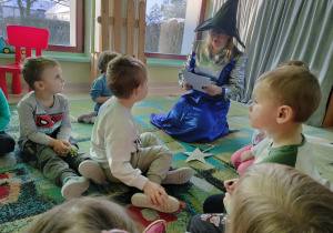 Zabawy andrzejkowe w grupie "Żabki".