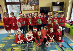 Obchody Mikołajek w grupie "Motylków".