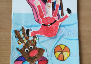 Praca Jasia Zagłoby z grupy I "Jeżyków" - chłopiec zwyciężył w kategorii A.