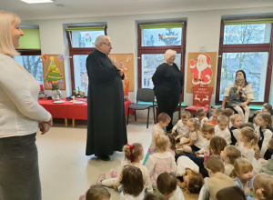 Spotkanie wigilijne z Księdzem.