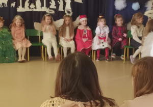 Występy "Żabek" na Uroczystości Choinkowej.