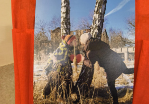 Praca Wojciecha Pietruszewskiego z grupy "Motylków", za którą chłopiec otrzymał III miejsce w konkursie fotograficznym.