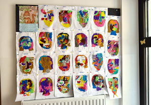 Wystawa prac dzieci.