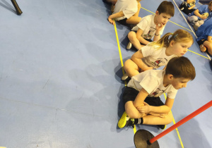 Nasza drużyna gotowa do udziału w IV Międzyprzedszkolnym Turnieju o Puchar Dyrektora SP4 w Ozorkowie.