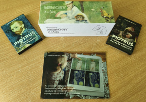 Fantastyczne pomoce, wykorzystane podczas warsztatów - "Spotkanie ze sztuką".