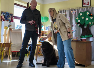 "Mój przyjaciel pies" - spotkanie z psem rasy Nowofundland o imieniu Bella.