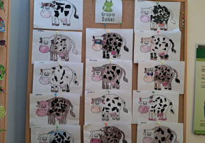 Praca plastyczna- krowa.