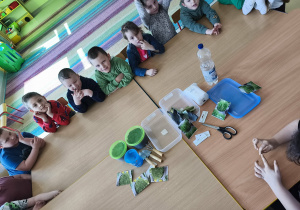 Dzieci rozmawiają o tym, co będziemy robić.