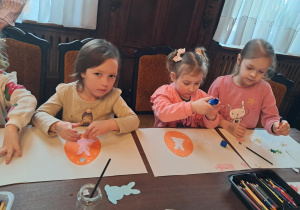 Wielkanocna praca twórcza dzieci z grupy III.