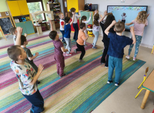 "Sportowa wyprawa" - "Wiosna" - ostatnie zajęcia projektowe.