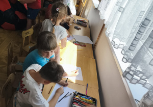 Zabawa swobodna w Bibliotece na Osiedlu.