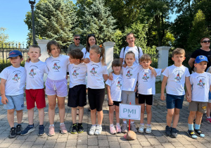 Drużyna dzieci z naszego przedszkola.
