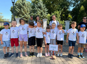 Udział wybranych 6-latków w "Biegu po zdrowie - Mini Maratonie dla przedszkolaków".