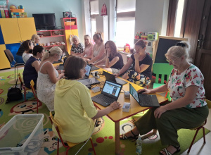 Szkolenie kadry pedagogicznej realizowane w ramach projektu "Horyzonty Cyfrowych Kompetencji".