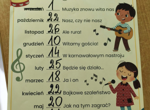 Audycja Muzyczna pt. "Muzyka znowu wita nas"