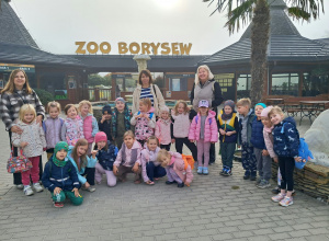 Wycieczka "Żabek" do ZOO w Borysewie.